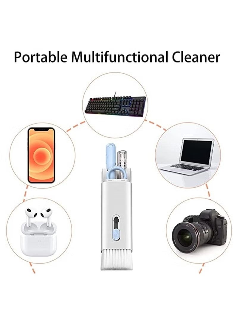 Keyboard Cleaning Kit 7 in 1 Electronic Cleaner Kit Multifunctional Cleaning Tool for PC, Monitor, Cell Phone, Computer, Earphones - Image 4